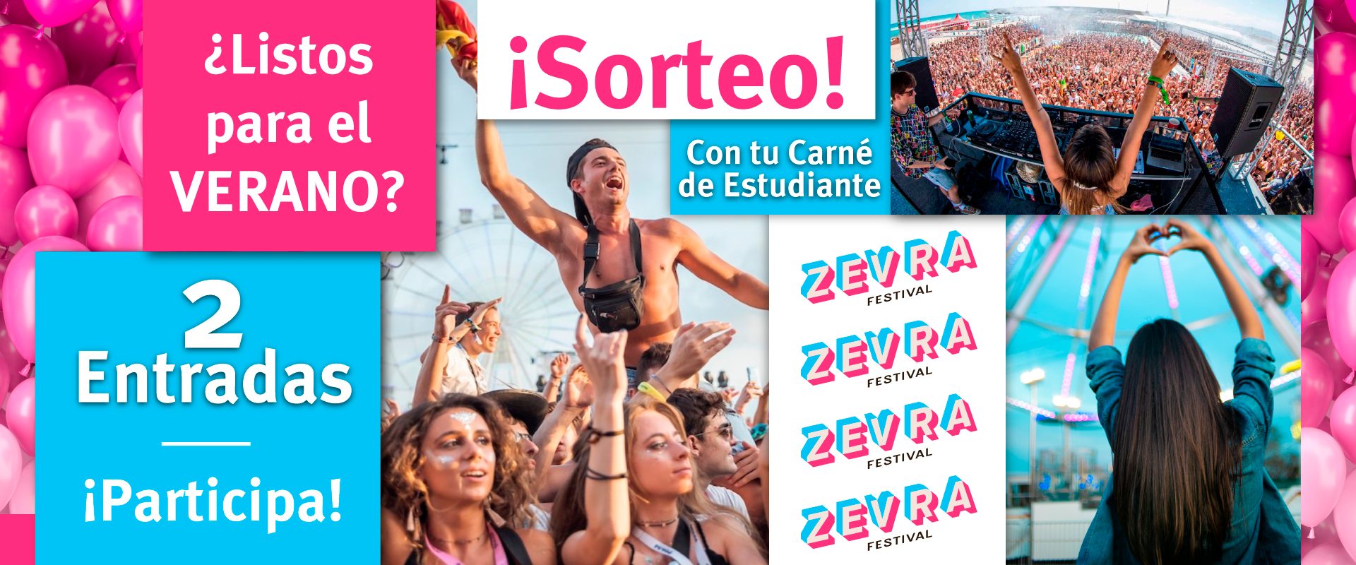 Sorteo festival Zevra 2023 carnet estudiante ISIC